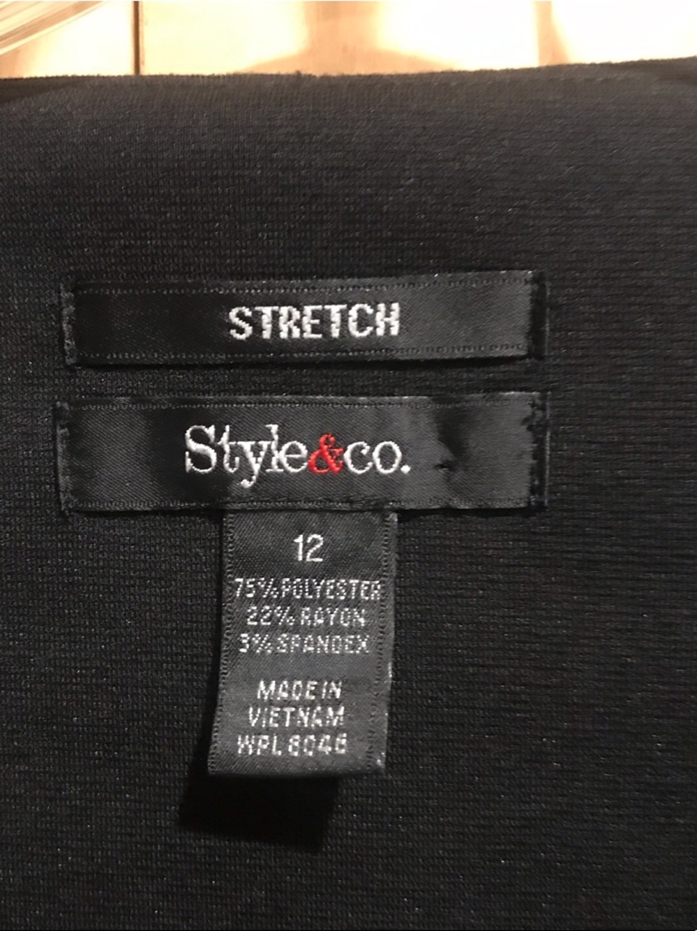 Style & Co. Black Sleeveless Midi Dress - Picture 2 of 5